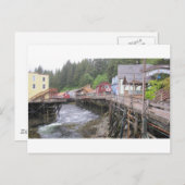 Creek Street Ketchikan, Alaska Postkarte (Vorne/Hinten)