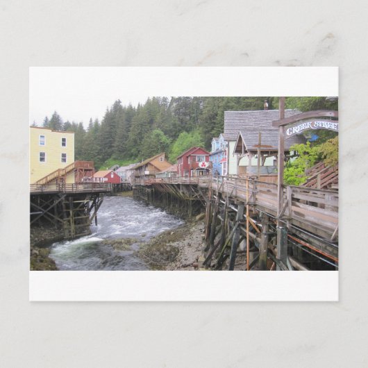 Creek Street Ketchikan, Alaska Postkarte (Vorderseite)
