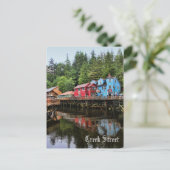 Creek Street Postcard Postkarte (Stehend Vorderseite)