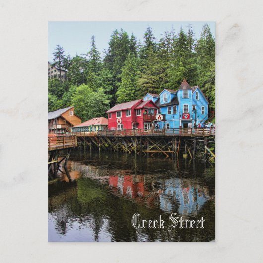 Creek Street Postcard Postkarte (Vorderseite)