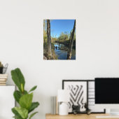Creek Waterscape Reflections Poster (Heimbüro)