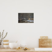 Creek Winter Waterscape Poster (Küche)