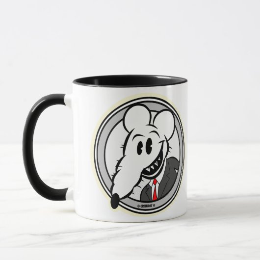 Creekrat Cartoon Studios Creek Rat Logo Tasse (Links)