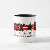 Creekrat Cartoon Studios - Creek Rat Surf Shop Tasse (Zentrum)