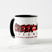 Creekrat Cartoon Studios - Creek Rat Surf Shop Tasse (Vorderseite Links)