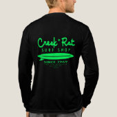 Creekrat Cartoon Studios Creek Rat Surf Shop Tri-Blend Shirt (Rückseite)