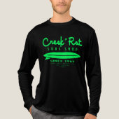 Creekrat Cartoon Studios Creek Rat Surf Shop Tri-Blend Shirt (Vorderseite)