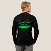 Creekrat Cartoon Studios Creek Rat Surf Shop Tri-Blend Shirt (Voller Rücken)