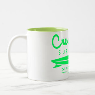 Creekrat Cartoon Studios Creek Rat Surf Shop Zweifarbige Tasse