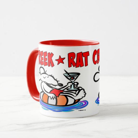 Creekrat Cartoon Studios - Creek Rat Tasse (Vorderseite Links)