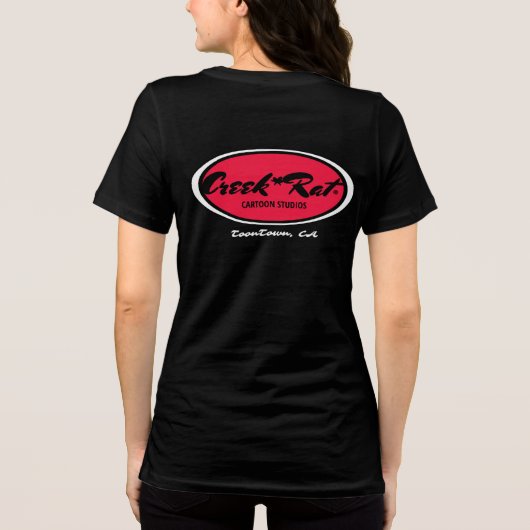 Creekrat Cartoon Studios - Creek Rat Tri-Blend Shirt (Rückseite)