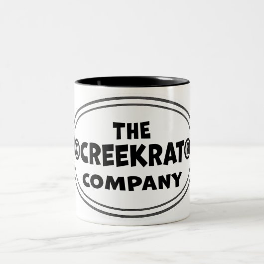 Creekrat Cartoon Studios - Creek Rat Zweifarbige Tasse (Mittel)