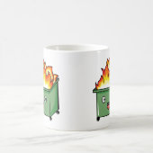 Creekrat Cartoon Studios Dumpster Fire Kaffeetasse (Mittel)
