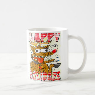 Creekrat Cartoon Studios Happy Holidaze Art Kaffeetasse