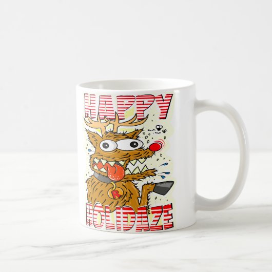 Creekrat Cartoon Studios Happy Holidaze Art Kaffeetasse (Rechts)