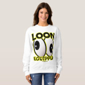 Creekrat Cartoon Studios "Loon Equipped" 2025 Art! Sweatshirt (Vorne ganz)