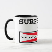 Creekrat Cartoon Studios - Topanga Kid Surfboards Tasse (Links)