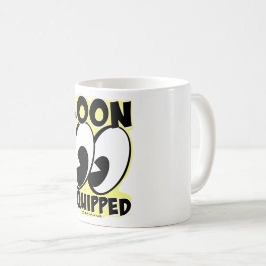 Creekrat Cartoon Studios Waterslide Kunst, Dichtun Kaffeetasse (VorderseiteRechts)