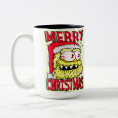 Creekrat Cartoon Studios Weihnachten 2024 Art Zweifarbige Tasse (Links)