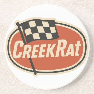 CreekRat® CreekRat Co. Topanga - Malibu - CA Getränkeuntersetzer