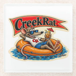 CreekRat® CreekRat Co. Topanga - Malibu - CA Glasuntersetzer