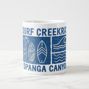 CreekRat® CreekRat Co. Topanga - Malibu - CA Jumbo-Tasse