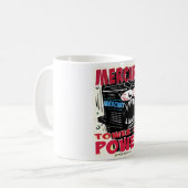 Creekrat Mercury Tower of Power Cartoon Mug Kaffeetasse (Vorderseite Links)