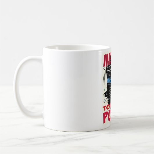Creekrat Mercury Tower of Power Cartoon Mug Kaffeetasse (Links)
