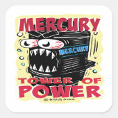 Creekrat Quecksilberturm Power Cartoon Stickers (Vorderseite)