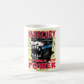 Creekrat Studios Mercury Tower of Power Cartoon Kaffeetasse (Mittel)