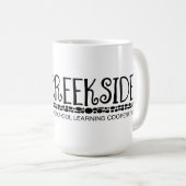 Creekside 10-Jahres-Tasse Kaffeetasse (VorderseiteRechts)