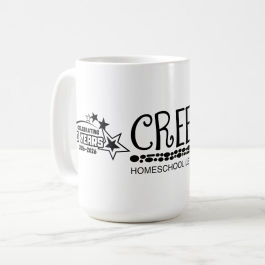 creekside 10 year mug kaffeetasse (Vorderseite Links)