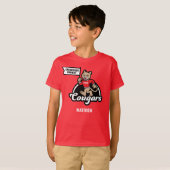 Creekside Forest Elementary Cougar Mascot T - Shir T-Shirt (Vorne ganz)