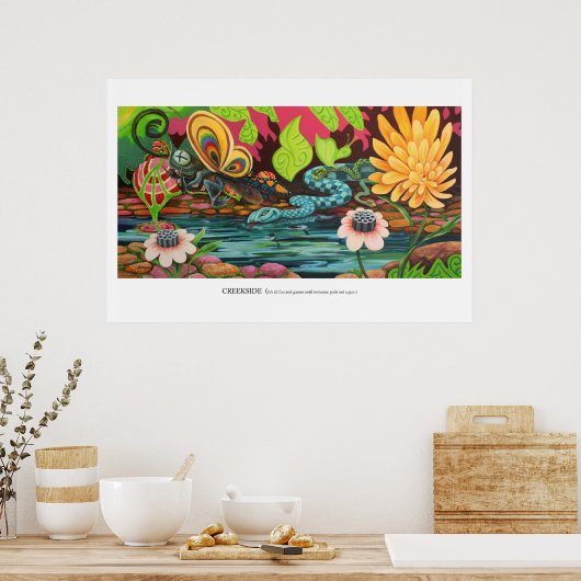 Creekside Poster (Küche)