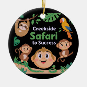 Creekside Safari zum Erfolg beim Design von Wildti Keramik Ornament