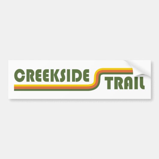 Creekside Trail Autoaufkleber (Vorne)