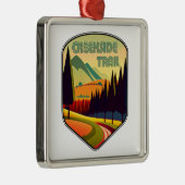 Creekside Trail Ohio Farben Ornament Aus Metall (Rechts)