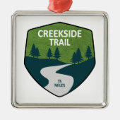 Creekside Trail Ornament Aus Metall (Vorne)