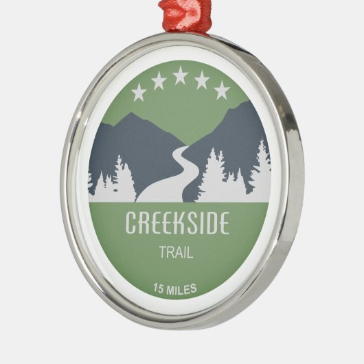 Creekside Trail Ornament Aus Metall (Links)