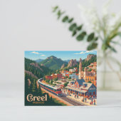 Creel Mexiko Postkarte (Stehend Vorderseite)