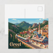 Creel Mexiko Postkarte (Vorne/Hinten)