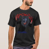 Creep - HQ Peachfuzz Werewolf Maske Pose - T-Shirt (Vorderseite)