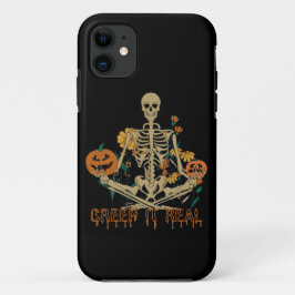 CREEP IT EAL beängstigende Halloween Skelettkürbis Case-Mate iPhone Hülle