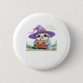 Creep It Langsam � Niedliches Sloth Halloween Shir Button (Vorderseite)