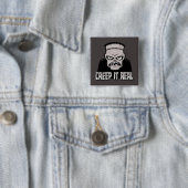 Creep It Real Classic Horror Frankenstein Design Button (Beispiel)