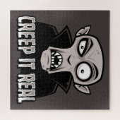Creep It Real Classic Horror Vampire Design Puzzle (Horizontal)
