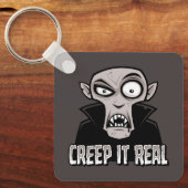 Creep It Real Classic Horror Vampire Design Schlüsselanhänger (Vorderseite)