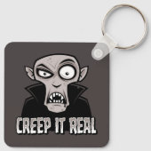 Creep It Real Classic Horror Vampire Design Schlüsselanhänger (Rückseite)