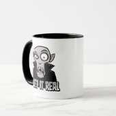 Creep It Real Classic Horror Vampire Design Tasse (Vorderseite Links)