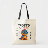 Creep It Real Dinosaur Kids Halloween Tragetasche (Vorne)